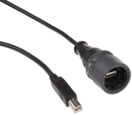 Bulgin - PXP6040/A/5M00 - Bulgin 5m ɫ USB |M PXP6040/A/5M00, USB 2.0		