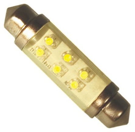 JKL Components - LE-0603-04Y - JKL Components Sɫ  LED ܇ LE-0603-04Y, 43 mmL 10.5mmֱ, 24 V ֱ 12 mA, 2 lm		