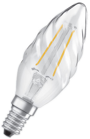 Osram - PRFCLBW25 2W/827 230V FIL E14 - Osram 2 W 230 lm ůɫ GLS LED  PRFCLBW25 2W/827 230V FIL E14, E14 , , 230 V (ஔ 25W ן)		