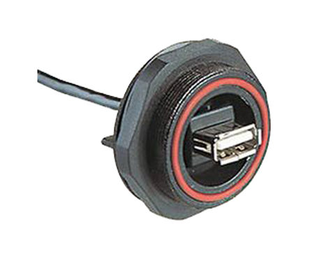 Bulgin - PX0849/A - Bulgin 136.9mm ɫ ӿm PX0849/A, USB 2.0		