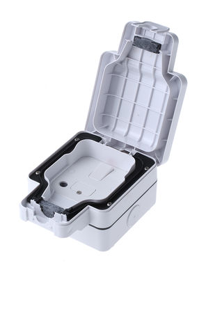 MK - K56410WHI - MK ɫ 13A, O_P 氲b IP66 ۔BӆԪ K56410WHI, 157 x 110 x 89mm		