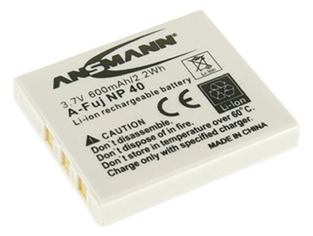 ANSMANN - A-Fuji NP-40 - Ansmann 3.7V x 䇿ɳ늳, mALDI, Benq, Fuji, PremierC, 600mAh		