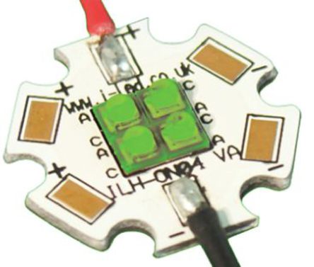 Intelligent LED Solutions - ILH-ON04-TRGR-SC201-WIR200 - ILS OSLON4 PowerStar ϵ 4 Gɫ A LED  ILH-ON04-TRGR-SC201-WIR200, 448 lm		