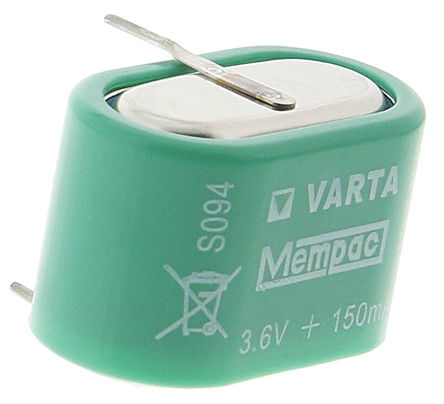 Varta - 55615603940 - Varta 3.6V 150mAh V150H 懚 ɳ늼~늳 55615603940, PCB _Ӷ		
