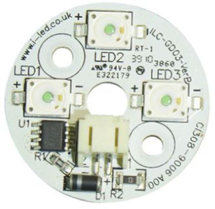 Intelligent LED Solutions - ILC-GD03-TRGR-SD101 - ILS Dragon3 Coin ϵ 3 Gɫ A LED  ILC-GD03-TRGR-SD101, 336 lm, (q)(dng), JST		