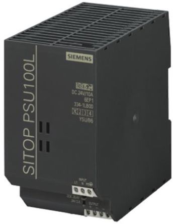 Siemens - 6EP1334-1LB00 - Siemens 240W _(ki)P(gun)ģʽ DIN (do)܉尲bԴ 6EP1334-1LB00, 89%Ч, 132V dcݔ, 10Aݔ, 24V dcݔ 24V dc/		