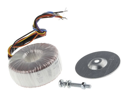 RS Pro - 12025 - RS Pro 50VA 2ݔ h׃ 12025, 2 x 25V acμ~늉, 80 (Dia.) x 34mm		