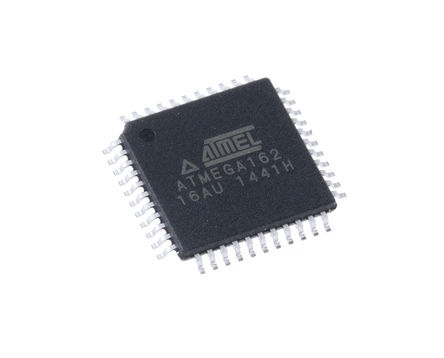 Atmel - ATMEGA162-16AU - Microchip ATmega ϵ 8 bit AVR MCU ATMEGA162-16AU, 16MHz, 16 kB512 B ROM W, 1 kB RAM, TQFP-44		
