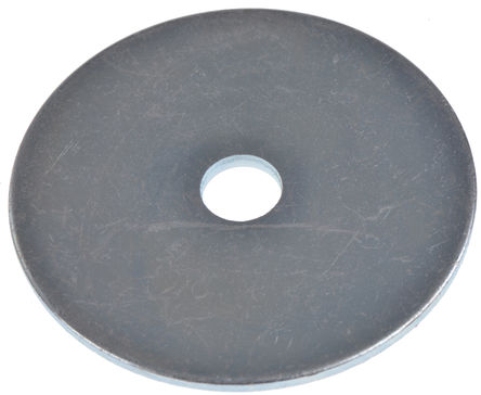 RS Pro - 6 x 40  Mudguard Washer BZP - RS Pro \  |Ȧ 6 x 40 Mudguard Washer BZP, M6 x 40mm, 1.5mm		