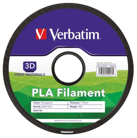 Verbatim - 55257 - Verbatim oɫ 1.75mmֱ FDM PLA 3D ӡC۽zĲ 55257, 1kg		