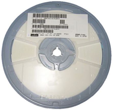 Murata - GRM1885C1H6R8DA01D - Murata GRM ϵ 6.8pF 50 V ֱ C0G늽|(zh) SMD մ (MLCC) GRM1885C1H6R8DA01D, 0.5pFݲ, 0603b		