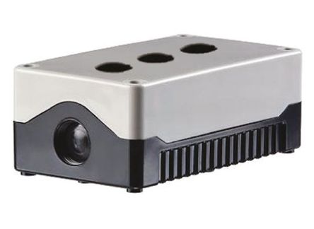 Bulgin - BEP03SBG1 - IP67 Blk Box+3Hole Gry Lid 139x80x53mm		