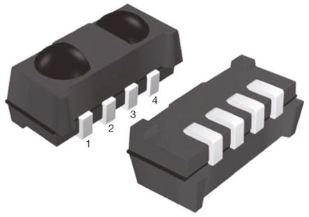 Vishay - TSOP75338TT - Vishay 38kHz IR  TSOP75338TT, 950nmL, 45mݔx, 2.5V - 5V, 4		