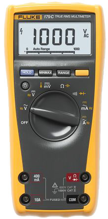 Fluke - FLUKE-179/TPAK/EUR - Fluke 179 1000V ac, 10A ac (sh)fñ, y0.1   50 M, y1 nF  9999 uF, y-40  +400 C		