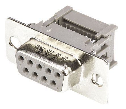 Harting - 09661187500 - Harting 2.77mm  9 · IDC D-Sub |B  09661187500, ⚤		