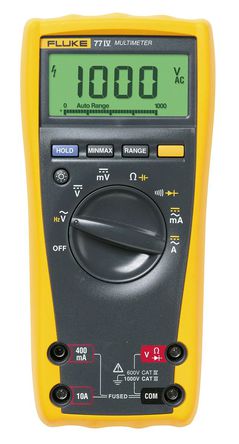 Fluke - FLUKE-77-4/EUR - Fluke 77 1000V ac, 10A ac (sh)fñ, y600   50 M, y1 nF  9999 F		