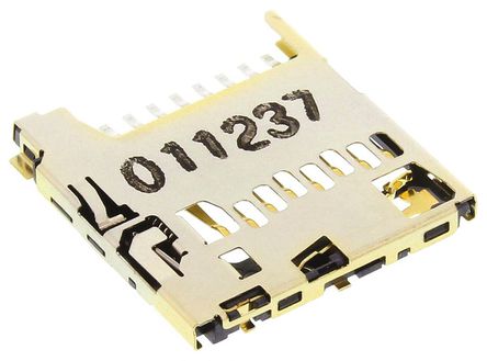 Molex - 503398-0891 - Molex MICROSD CARD ϵ 1.1mm 8 ֱ ĸ ӡˢ·尲b MicroSD ^ 503398-0891, SMT˽		