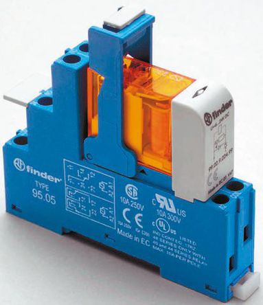 Finder - 48.51.7.012.0050SPA - Finder T50E213 εpS DIN܉ ӿ^ģK, 10A, 21V dc		