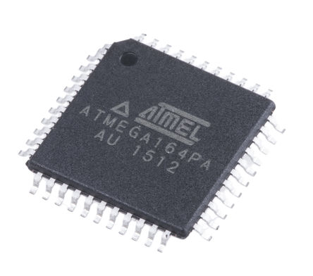 Atmel - ATMEGA164PA-AU - Microchip ATmega ϵ 8 bit AVR MCU ATMEGA164PA-AU, 20MHz, 16 kB512 B ROM W, 1 kB RAM, TQFP-44		
