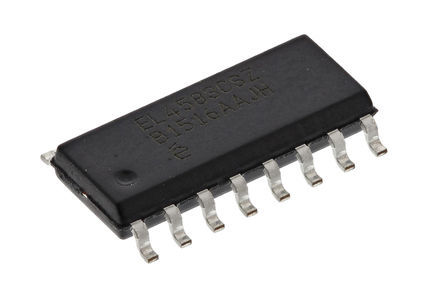 Intersil - HFA3096BZ - Intersil HFA3096BZ,  NPNPNP w, 65 mA, Vce=8 V, HFE:20, 5500 (PNP) MHz8000 (NPN) MHz, 16_ SOICb		