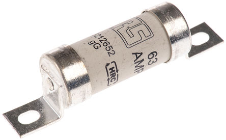 RS Pro - BAO63RS - RS Pro 63A A3ߴ gG Ӣ(bio)(zhn)۔ BAO63RS, BS 88, IEC 269(bio)(zhn), 21mmֱ, 87mmL, 550V ac		