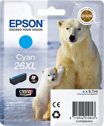 Epson - C13T26324010 - Epson ɫ ī, 26XL̖ī		