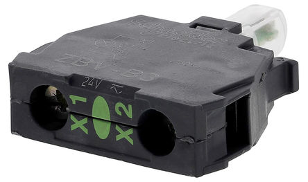 Schneider Electric - ZBVB3 - Schneider Electric XB4 XB5 ϵ K ZBVB3, 24 V, Gɫ LED, ᔽӶ		