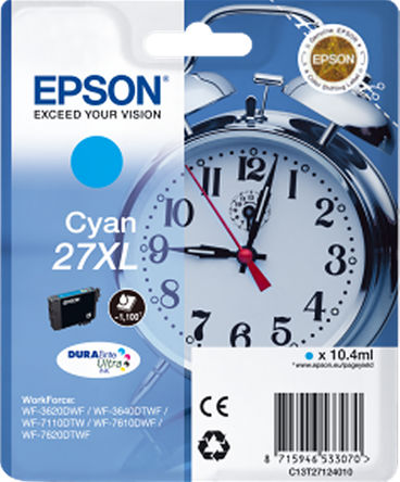 Epson - C13T27124010 - Epson C13T27124010 ɫ ī, 27XL̖ī, ڶN̖ӡC		