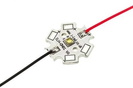 Intelligent LED Solutions - ILH-ON01-ULWH-SC201-WIR200 - ILS OSLON1 PowerStar ϵ ɫ A LED  ILH-ON01-ULWH-SC201-WIR200, 6500Kɫ, 121 lm		