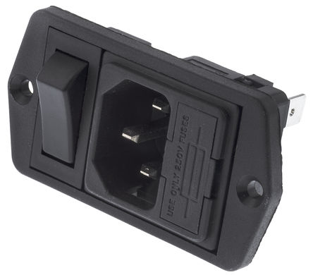 Bulgin - BVA01/Z0000/01 - Bulgin 尲b C14 IEC ^ BVA01/Z0000/01, Ӷ˽, ~10A, 250 V 		