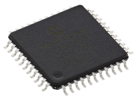 Microchip - PIC18F4553-I/PT - Microchip PIC18F ϵ 8 bit PIC MCU PIC18F4553-I/PT, 48MHz, 32 kB256 B ROM W, 2048 B RAM, 1xUSB, TQFP-44		
