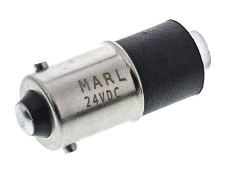 Marl - 215-501-22-38 - Marl tɫ BA9s LEDָʾ 215-501-22-38, оƬ, 9 mm, 24 V ֱ, 20 mA~, 2750 mcd, 4.9mmֱ, 120ҕ		