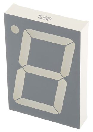 Kingbright - SA23-12EWA - Kingbright 1ַ 7  tɫ LED a SA23-12EWA, 57 mcd, ҂Сc, 56.9mmַ, ͨװb		