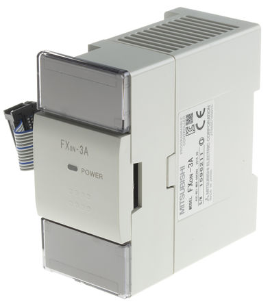 Mitsubishi - FX0N-3A - Mitsubishi FX ϵ PLC ݔ/ݔģK FX0N-3A, 3 x I/O, 4  20 mA, 5  24 V ֱ, 90 x 43 x 87 mm		