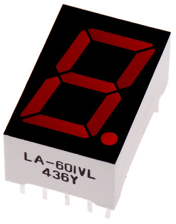 ROHM - LA-601VL - ROHM 1ַ 7  tɫ LED a LA-601VL, 14 mcd, ҂Сc, 14.6mmַ, ͨװb		