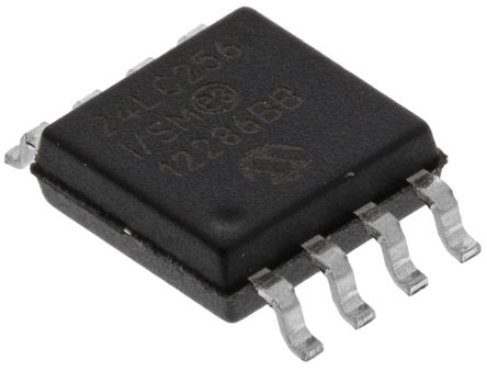 Microchip - 24LC256-I/SM - Microchip 24LC256-I/SM  EEPROM 惦(ch), 256kbit,  - I2Cӿ, 900ns, 2.5  5.5 V, 8_ SOIJb		