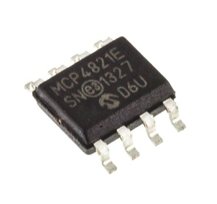 Microchip - MCP4821-E/SN - Microchip MCP4821-E/SN , 12 λ DAC, SPIӿ, 8_ SOICb		