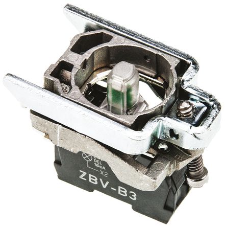 Schneider Electric - ZB4BVB3 - Schneider Electric XB4 ϵ K ZB4BVB3, 24 V, Gɫ LED, ᔽӶ		