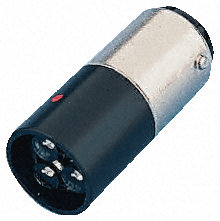 Marl - 245-501-87-38 - Marl tɫ BA15d LEDָʾ 245-501-87-38, оƬ, 130 V ֱ, 5 mA~, 11000 mcd, 16mmֱ		