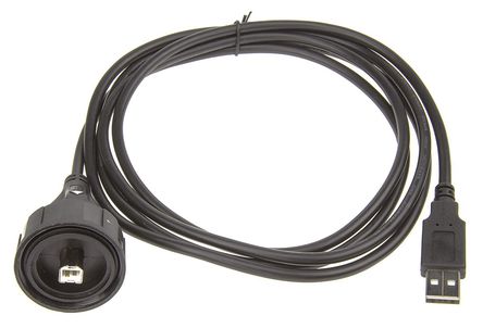 Bulgin - PX0840/B/2M00 - Bulgin 2m ɫ USB |M PX0840/B/2M00, USB 2.0		