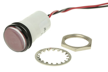 Dialight - 557-1503-203 - Dialight 557-1503-203 17.8 mm Ƕʽ tɫ LED ָʾ, Ӷ, 11/16inb׳ߴ, 12 V ֱ		