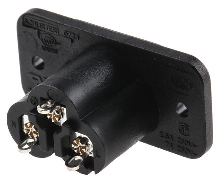 Schurter - 4300.0100 - Schurter 尲b C6 IEC ^ 4300.0100, Ӷ˽, ~2.5A, 250 V 		