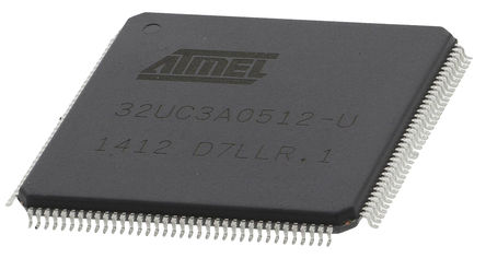 Atmel - AT32UC3A0512-ALUT - Atmel AT32 ϵ 32 bit AVR MCU AT32UC3A0512-ALUT, 66MHz, 512 kB ROM W, 64 kB RAM, 1xUSB, LQFP-144		