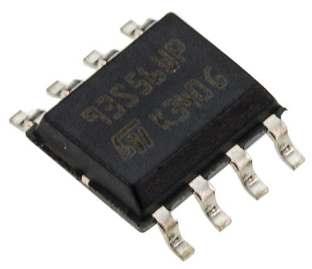 STMicroelectronics - M93S56-WMN6TP - STMicroelectronics M93S56-WMN6TP  EEPROM 惦, 2kbit,  - Microwireӿ, 2.5  5.5 V, 8_ SOICb		