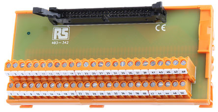 RS Pro - 6256910000 - RS Pro 6256910000 50 IDC DIN ܉b ӿģK, 50 V, 1A		