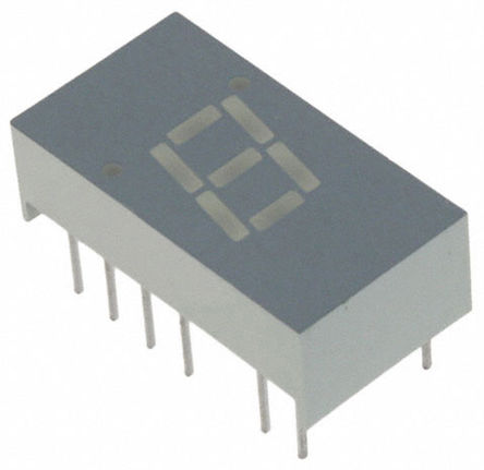 Kingbright - SC03-12SYKWA - Kingbright 1ַ 7  Sɫ LED (sh)a SC03-12SYKWA, 100 mcd, ҂(c)С(sh)c(din), 7.62mmַ, ͨװb		