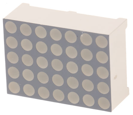 Kingbright - TA07-11SURKWA - Kingbright TA07 ϵ 1ַ  7 x 5c tɫ LED @ʾ TA07-11SURKWA, 90 mcd, 17.2mmַ, ͨװb		