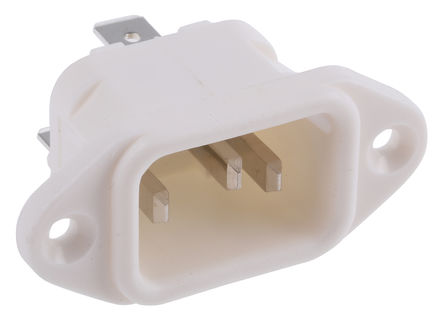 Bulgin - PX0580/63/WH - Bulgin 尲b C14 IEC ^ PX0580/63/WH, bƬ˽, ~10A, 250 V 		