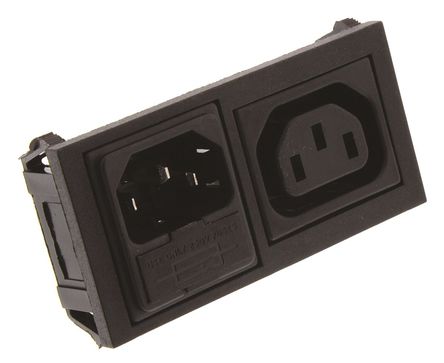 Bulgin - BZH11/Z0000/00 - Bulgin C13C14 IEC ^ BZH11/Z0000/00		