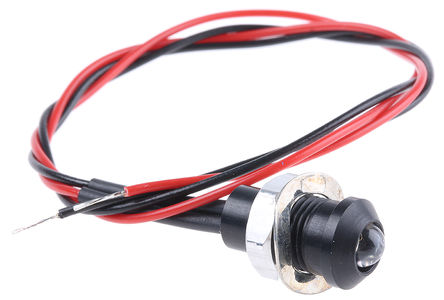 Oxley - OXL/CLH/80/P/12AC/FL30/Yellow - Oxley IP67 12 V  Sɫ 尲b LED ָʾ, 8mmb, Ӷ		